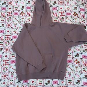 TNA Sweatfleece hoodie - Mauve worn once